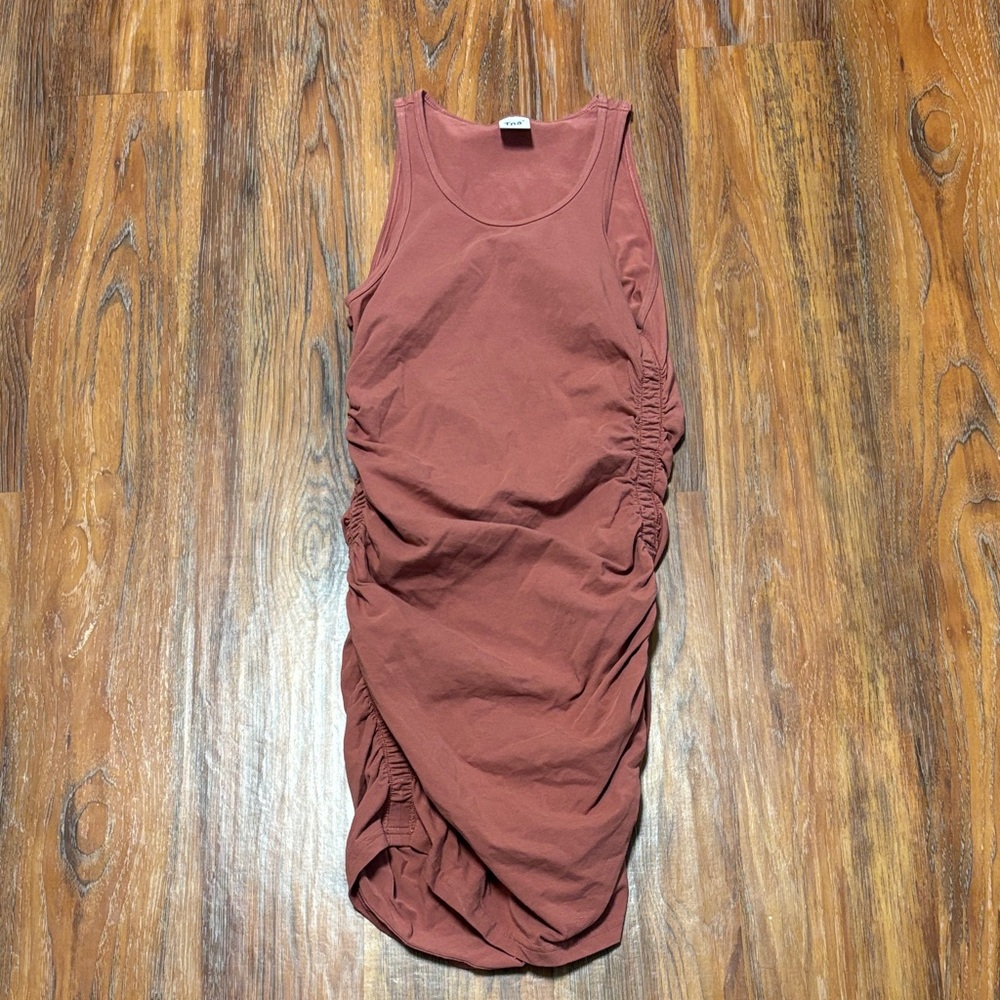 TNA Terracotta Sleeveless Dress